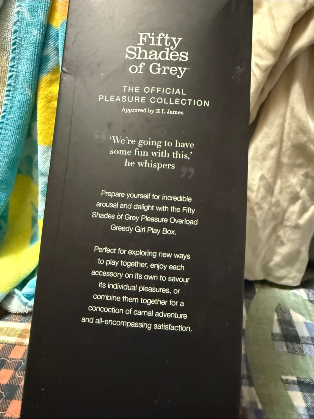 Pleasure Overload - Black & White Greedy Girl Play Box - Picture 3 of 10